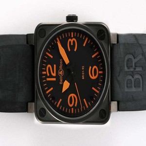 Bell Ross BR01-94 Limited editions BR01-92 Orange Automatic Square Black Dial Watch