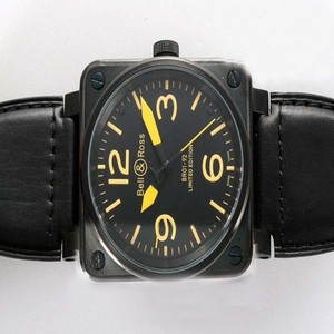 Bell Ross BR01-94 Limited editions BR01-92 Orange Leather 46x46mm Automatic Watch