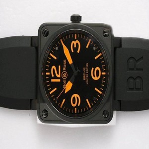 Bell Ross BR01-94 Limited editions BR01-92 Orange PVD Case Square Watch