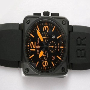 Bell Ross BR01-94 Limited editions BR01-94 Orange 46x46mm Black Dial Watch