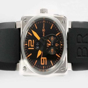 Bell Ross BR01-94 Titanium BR01-94 Titanium Orange 42x42mm Automatic Watch