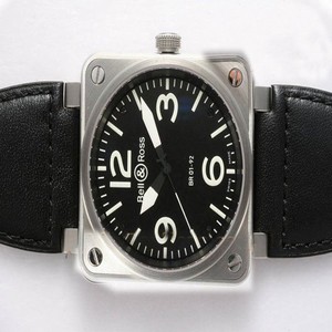 Bell Ross BR01-96 Big Date BR01-96 Black 46x46mm Automatic Midsize Watch