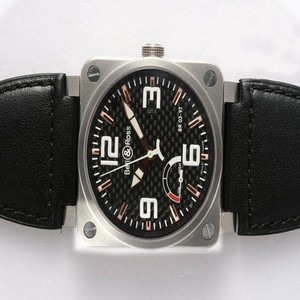 Bell Ross BR01-97 Power Reserve BR01-97 Steel Black 42x42mm Black Dial Watch