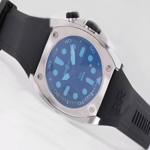 Bell Ross BR02 BR02 PRO Midsize 44mm Black Rubber Strap Watch