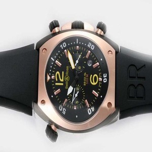 Bell Ross Chronograph BR02-92 Automatic Black Dial 44mm Watch