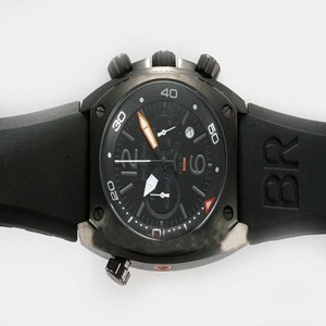 Bell Ross Chronograph BR02-94 Black Dial PVD Case PVD Bezel Watch