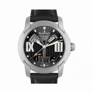Blancpain L-Evolution Black Dial Black Alligator Leather Men's Watch 8850-11B34-53B