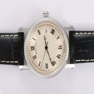 Breguet Classique Automatic 5177BA129V6 38mm Black Crocodile Leather Strap Mens Watch