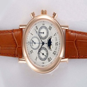 Breguet Classique Chronograph 7137BA/11/9V6 Manual Winding Round White Dial Watch