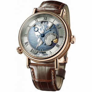 Breguet Classique Hora Mundi Automatic Silver Dial Men's Watch 5717BR/US/9ZU