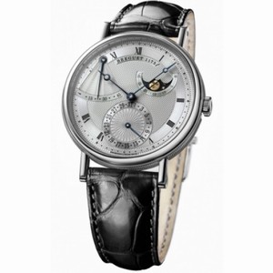 Breguet Classique Power Reserve Silver Dial Automatic White Gold Men's Watch 7137bb/11/9v6