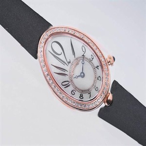 Breguet Reine de Naples 8918BA/58/864 Black Rubber Strap Womens Watch