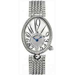 Breguet Reine de Naples Mother of Pearl 18kt White Gold Diamond Ladies Watch 8918BB58J20D000