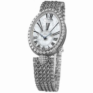 Breguet Reine de Naples Mother of Pearl 18kt White Gold Ladies Watch 8928BB51J20DD00