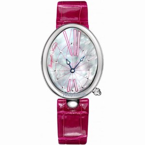 Breguet Reine de Naples White Mother of Pearl Dial Ladies Watch 8967ST/G1/986