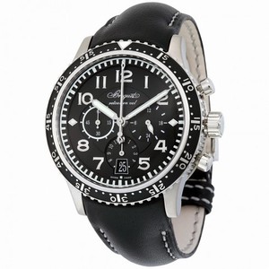 Breguet Transatlantique Type XXI Flyback Black Dial Automatic Men's Watch 3810TIH23ZU