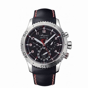 Breguet Transatlantique Type XXII Flyback Black Dial Men's Watch 3880ST/H2/3XV