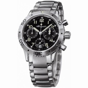 Breguet Type XX Transatlantique Black Dial Chronograph Automatic Ladies Watch 4820STD2S76