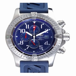 Breitling Aeromarine Chrono Avenger A1338012/C794-3lT Stainless Steel Case Round Blue Dial Watch
