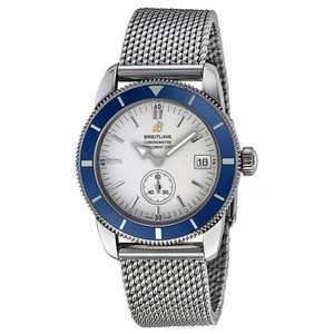 Breitling Aeromarine Superocean Heritage 38 Silver Dial Men's Watch A3732016-G641