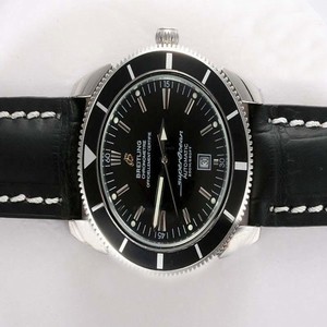 Breitling Aeromarine Superocean Heritage 46 Steel Black Dial 46mm Automatic Watch