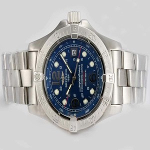 Breitling Aeromarine Superocean Steelfish A17390 Blue Dial Automatic Chronograph Watch