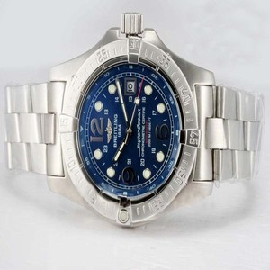 Breitling Aeromarine Superocean Steelfish Steel 44mm Silver Stainless Steel Strap Mens Watch