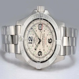 Breitling Aeromarine Superocean Steelfish Steel Automatic Round White Dial Watch