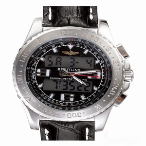 Breitling Airwolf E7936210/B962-Ti Black Dial Quartz Stainless Steel Bezel Watch