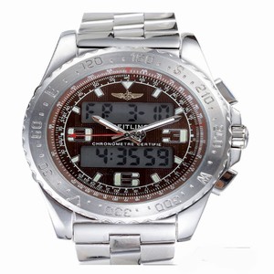 Breitling Airwolf E7936210-Q572TI Stainless Steel Bezel Stainless Steel Case Brown Dial Watch