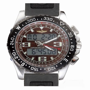 Breitling Airwolf Raven E79362 Stainless Steel Case Brown Dial Watch