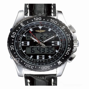 Breitling Airwolf Raven J7936211/B781 Black Dial 43.5mm Quartz Watch