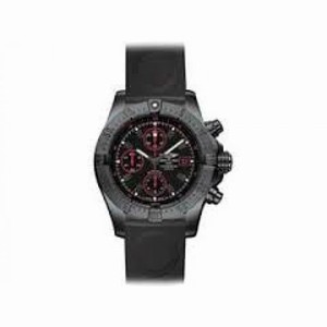 Breitling Avenger Automatic Black Dial Black Rubber Men's Watch M133802C-BC73BKOD