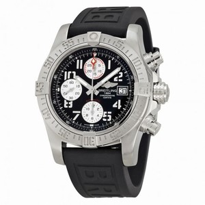 Breitling Avenger II Black Dial Black Rubber Men's Watch A1338111-BC33BKPT3