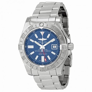 Breitling Avenger II GMT Blue Dial Stainless Steel Automatic Men's Watch A3239011-C872SS