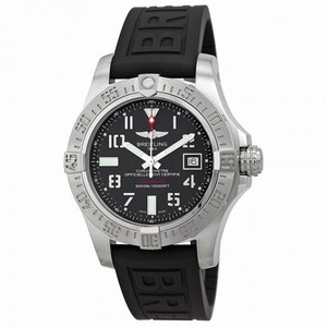 Breitling Avenger II Seawolf Black Dial Black Rubber Automatic Men's Watch A1733110-F563BKPD3