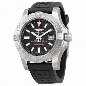 Breitling Avenger II Seawolf Black Dial Black Rubber Men's Watch A1733110-BC30