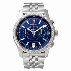 Breitling Bentley Automatic Chronograph Blue Dial Men's Watch P2636212/C707-SS