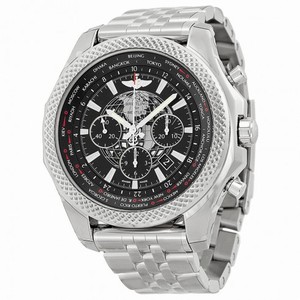 Breitling Bentley b05 unitime Ebony Dial Chronograph Stainless Steel Men's Watch