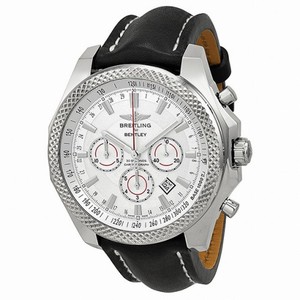 Breitling Bentley Barnato Chronograph  Automatic Silver Dial Brown Leather Men's Watch A2536821/G734-441X