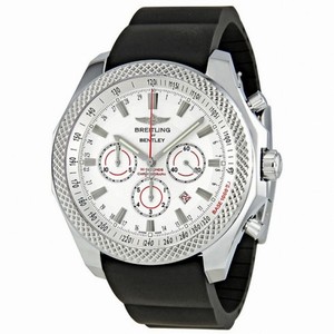 Breitling Bentley Barnato Silver Dial Chronograph Men's Watch A2536821-G734BKRD