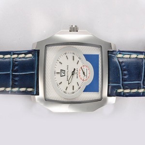 Breitling Bentley Flying B Silver/Grey Blue Dial Leather 38.5x57mm Automatic White Dial Watch