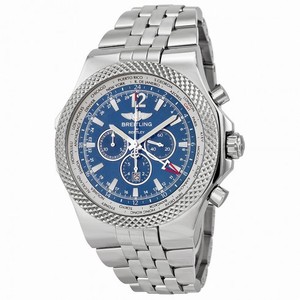 Breitling Bentley GMT Chronograph Automatic Blue Dial Men's Watch A4736212-C768