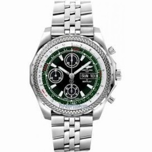 Breitling Bentley GT II Automatic Black and Green Dial Men's Watch A1336512/L520