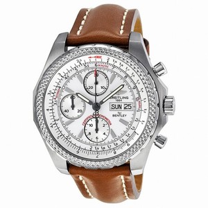 Breitling Bentley GT Racing Chronograph Automatic Silver Dial Men's Watch A1336313-A575