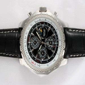 Breitling Bentley Mark VI A 13362 Midsize Round Stainless Steel Case Watch