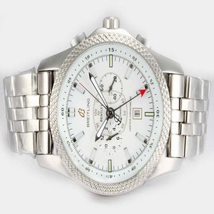 Breitling Bentley Mark VI Silver/Grey Dial Round White Dial Automatic Watch