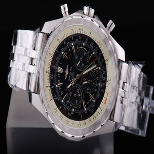 Breitling Bentley Motors 6.75 A44362 Silver Stainless Steel Strap 49mm Mens Watch