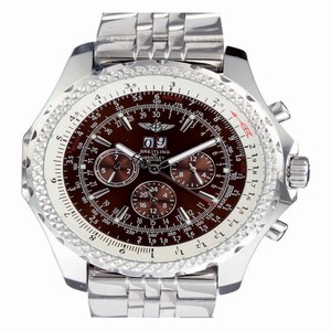 Breitling Bentley Motors 6.75 A44362 Stainless Steel Case 48.7mm Black Dial Watch