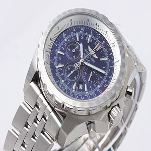 Breitling Bentley Motors A2536212/C618-SS Quartz 46mm Blue Dial Watch